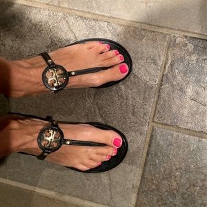 Tory Burch Mini Miller Sandal Black Size 7
